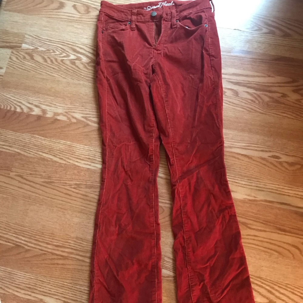 Size 00 Universal Thread corduroy flare jeans